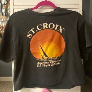 brandy melville cropped tee shirt